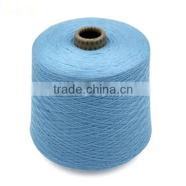 100% Compact Spinning Mercerized Cotton Yarn Colored Yarn 32s/2 for Weaving