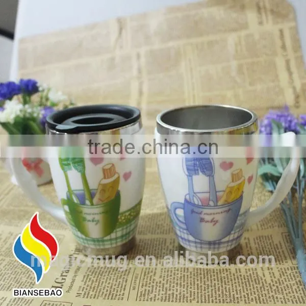 Cute 1 Dollar Gifts Insulated Bottle Kids Bottle With Lovely Printed photo-2