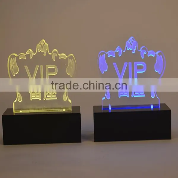 LED Rechargeable Acrylic Signage Display Holder photo-5