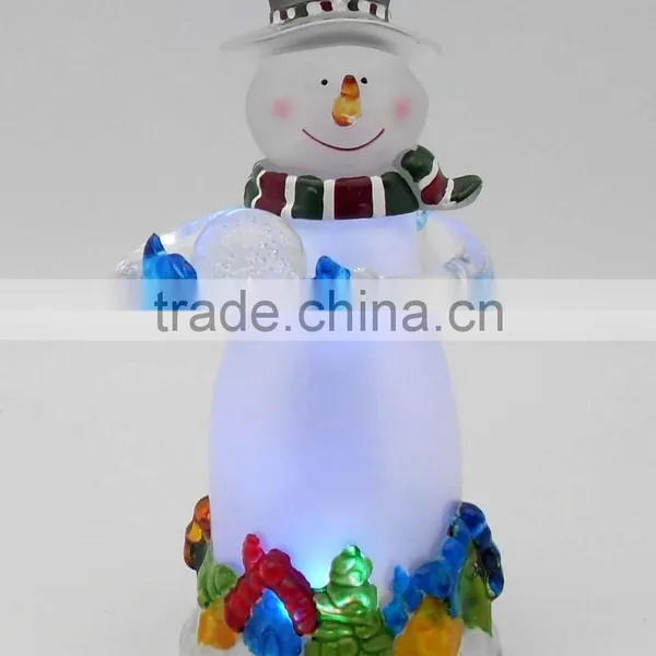 Acrylic Color Changing Snowman Led Light Decorations Supplier photo-2