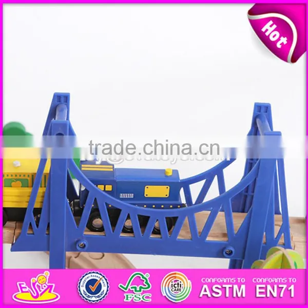 2017 Top Fashion Funny Children Activity Toys Wooden Train Tracks Toys W04C066 photo-2