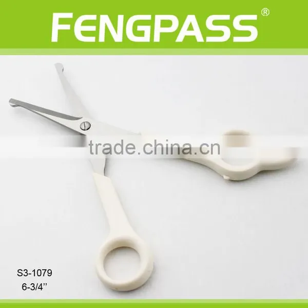 S3-1079 6-3/4" Inch 2CR13 Stainless Steel Blade WithUseful Safe Pet Hair Scissors Pet Grooming Scissors For Dog Cat Hair Cutting photo-2