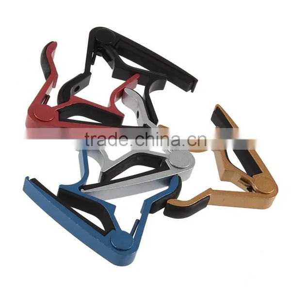 Aluminium Alloy New Black Quick Change Clamp Key Acoustic Classic Custom Acoustic Guitar Capo Guitar For Tone Adjusting