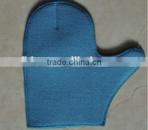 Microfiber Fabric sponge complex towel Wash glove