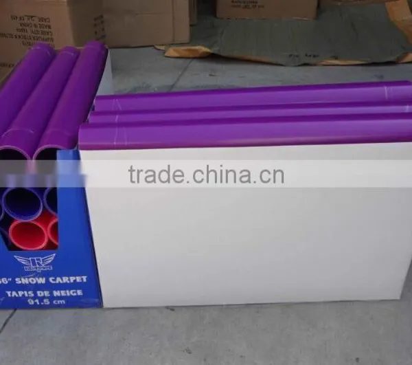 NEW Vintage Wacky Karpet SLED Flexible Plastic Roll up Flying Carpet SNOW 18x36" photo-2