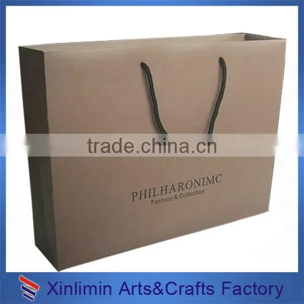 Custom Cotton Handle Strong Gift Shopping Paper Bags photo-6
