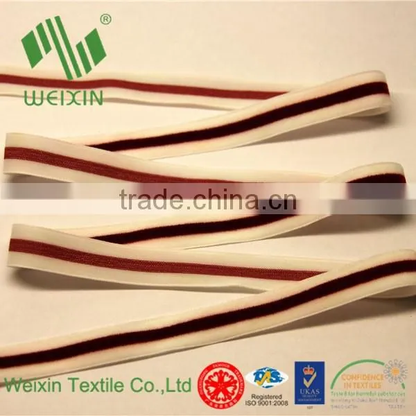 Knitted String Elastic Trimming Lingerie Purfle Velvet Webbing photo-2