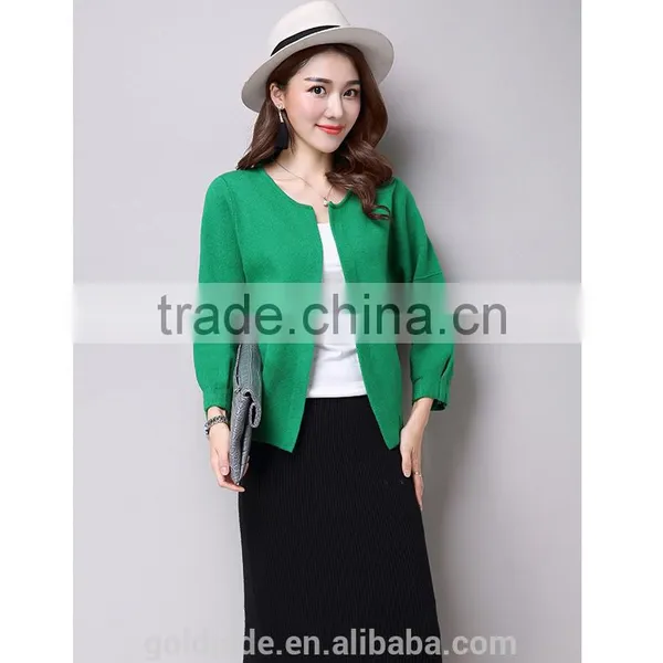 Wholesale New Fashion Knitted Cardigan Tops Candy Color Ladies Cardigan Sweater Women Cardigan photo-5