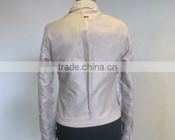 Anti-Wrinkle Feature and Winter Season Ladies PU Leather Jacket photo-6