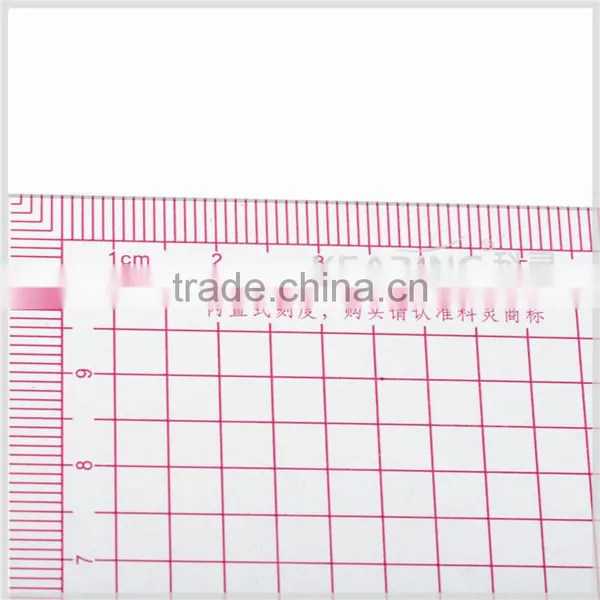 Kearing Soft Plastic Trasparent Sewing Quilting Ruler 110*150mm Built-in Calibration for Handicraft Pattern Making# 8010 photo-4