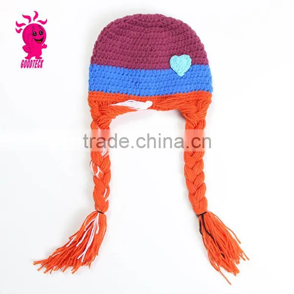 2015 Hot Sale Hand Hook Baby Wool Hats, Color Matching Hats photo-5