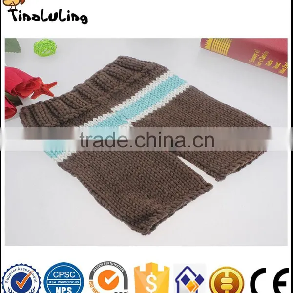Colorful Knitted Woolen Crochet Baby Hat With Ball Top Selling for New Born Baby Photography Props photo-4