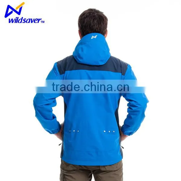 LED Flashing Camping Hiking Climbing Windbreaker Jackets for Man Adventuring photo-5