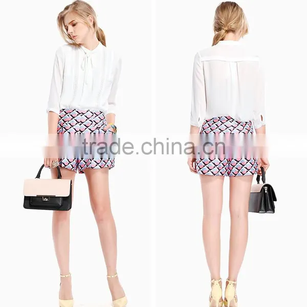 2016 Guangzhou in Latest Chiffon Tops for Women Chiffon Images of Chiffon Tops photo-2