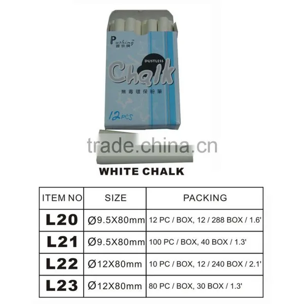 100PCS WHITE CHALK SET photo-3