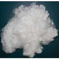 Recycled Polyester Staple Fiber (PSF)7d*32mm HCS Raw White photo-3