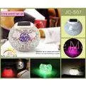 Energy Saving 2V 120mah Gift RGB LED Solar Powered Night Light