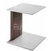 Aluminium Color Walnut Wooden Coffee Table For Commericial and Residential
