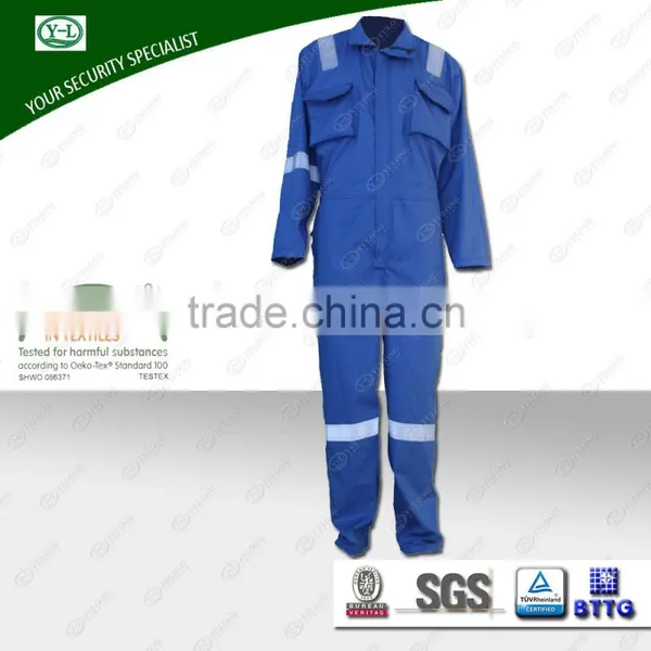 Safety Navy Long Sleeve Working Men's Cheap Overalls photo-3
