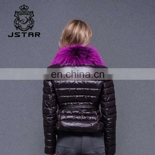Fine Workmanship Womens And Jackets Short Model Classic Coat Fur Trimmed Down Coats photo-6