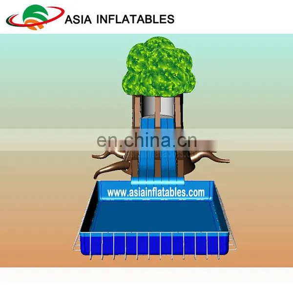 Hot Sale Above Ground Swimming Pool Metal Frame Swimming Pool For Water Park photo-3