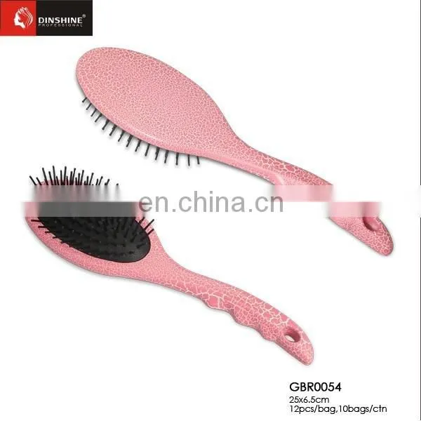 2015 New Design Oval Plastic Cushion Hair Brush