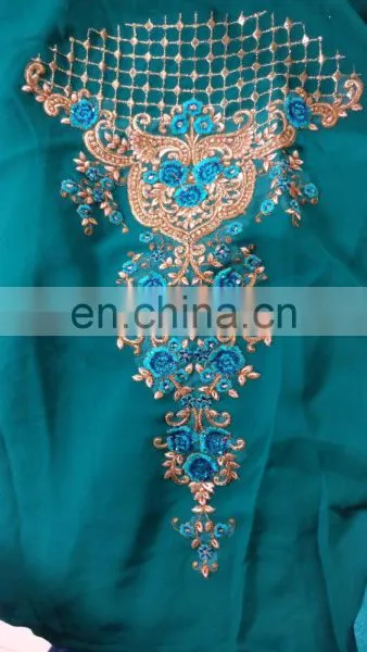 Ladies Party Wear Georgette Straight Cut Salwar Suits 2017 photo-3
