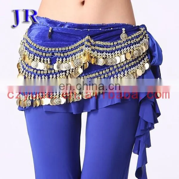 Crochet Gold Coins Belly Dance Hip Scarf Belt for Women Y-2028# photo-2