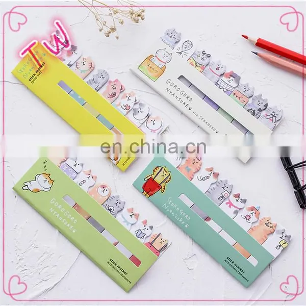 Good Promotion Gifts Korean Stationery Cheap Custom Novelty Different Shapes Paper Sticky Note Roller for Children