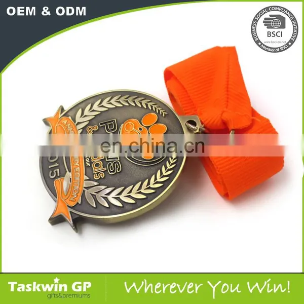 New Design Custom Metal Craft , Sports Metal Medal , Custom Cycling Tour Medal Ribbons photo-4