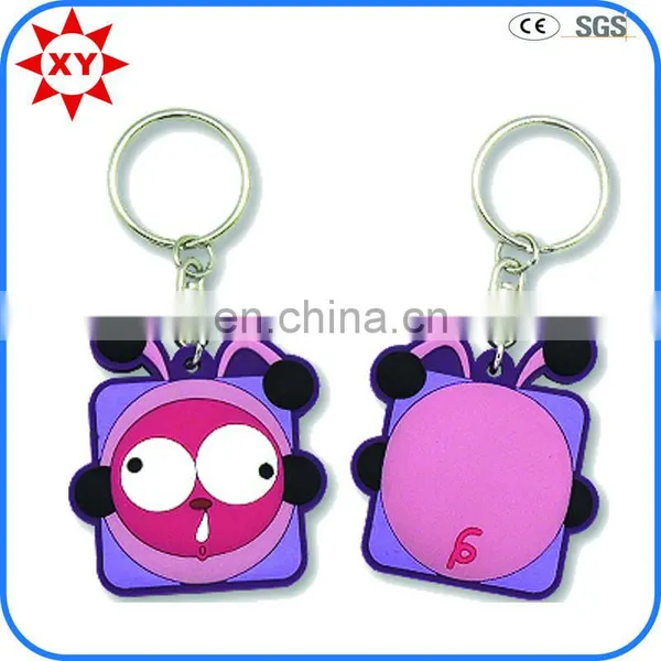 New Design Promotion Gift Cute Expression Soft Pvc Keychain photo-6