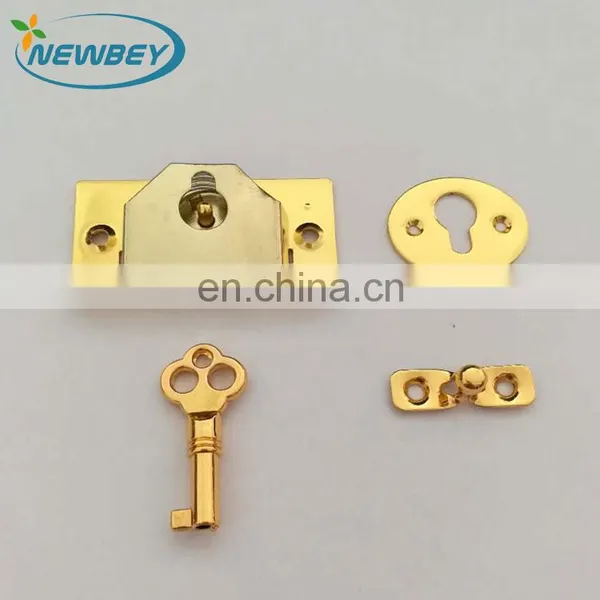 Wooden Jewelry Display Case Lock Set With Keys For Box Hardware photo-2