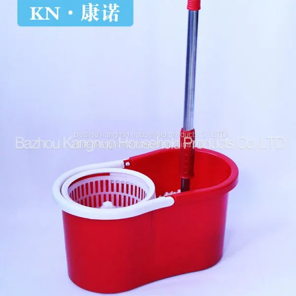 Environment-friendly Carbon Fiber Magic Cleaning Mop With Stainless Steel Bucket photo-3