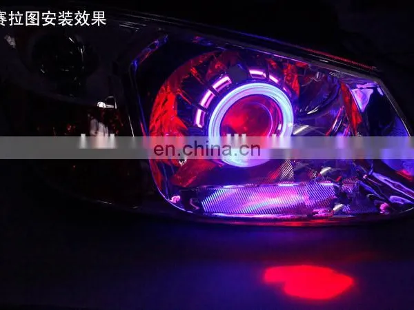 2.5" Hid Xenon Halo Projector Headlights for h1 h4 h7 With Ccfl Angel Eyes photo-5