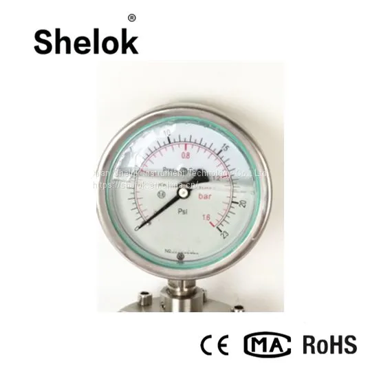 150mm Diaphragm Flange Pressure Gauges photo-3