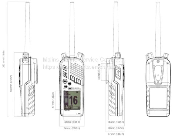 JRC JHS-207 Two-way VHF Radiotelephone photo-5