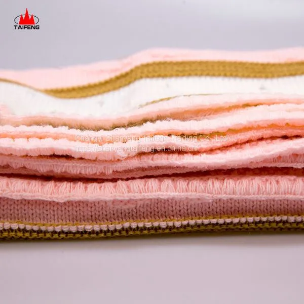 Super Soft Chevron Zigzag Print Muslin New Born Baby Blankets photo-5
