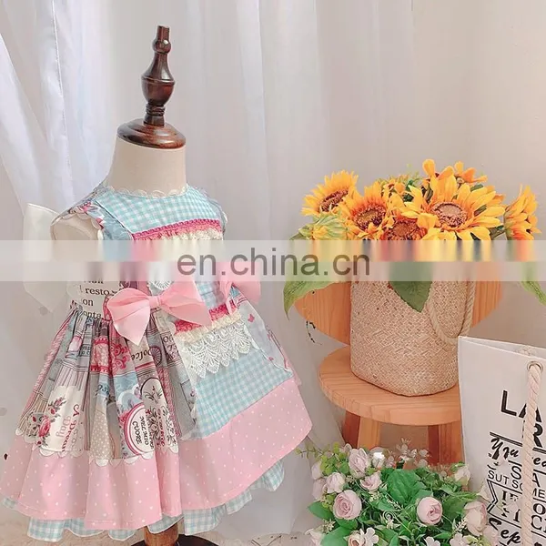 Baby Girl Dress Cute Princess Dresses Children Summer Spanish Clothing Newborn Cotton Gowns Dress photo-2