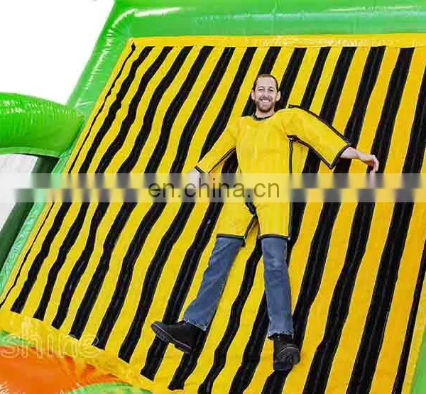 Jungle Themed Inflatable Sticky Climbing Wall Party Game Inflatable Climbing Tower For Sale photo-5