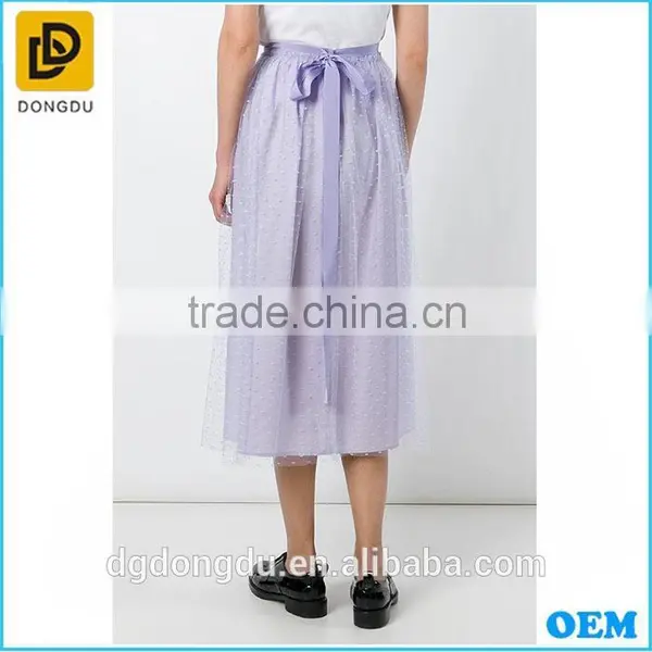 2016 New Fashion Elegant Lace Tulle Indian Long Skirts photo-3