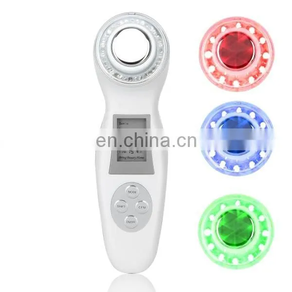 Skin Rejuvenation Photon Portable Ultrasound Machine as Seen on TV 2019 Facial Cleaning Device