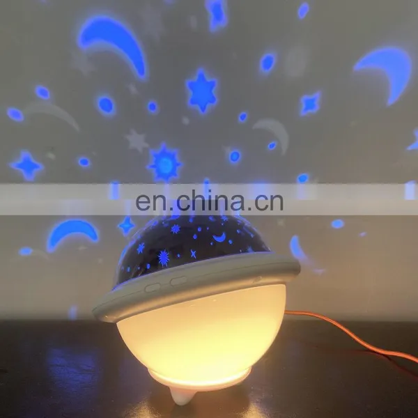 LED Starry Light Projector Universe Stage Moon Night Light Lamp for Kids Baby Home Decoration photo-2