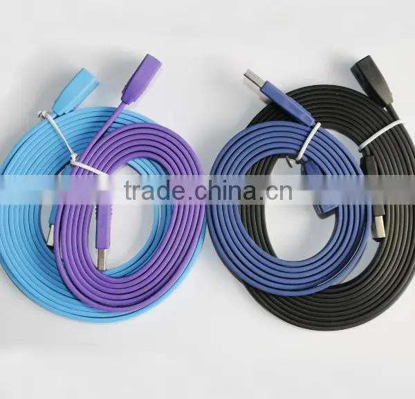 Flat-type Design Multicolour USB 2.0 Printer Cable A TO B , 2.0 Extension USB Printer CABLE photo-3