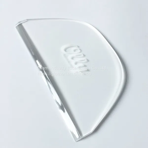 Acrylic Bevelled Edge Cake Scraper With Custom Logo Supplier Cake Accessories photo-4