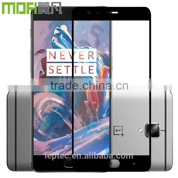 MOFi Original Full Cover Tempered Glass for One Plus Three, OnePlus3, Full Cover Screen Protector Glass Film for Oneplus 3 photo-2