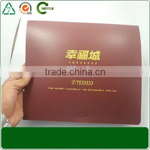 A4 Decorative Office Storage Boxes Offset Printing Customized pp File Folder Boxes photo-3