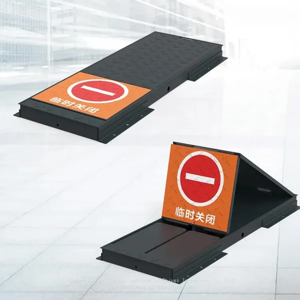 UPARK High Quality Customized Shallow Buried Car Park Diversion Barricade Anti-collision Embedded Parking Lot Space Lock photo-3