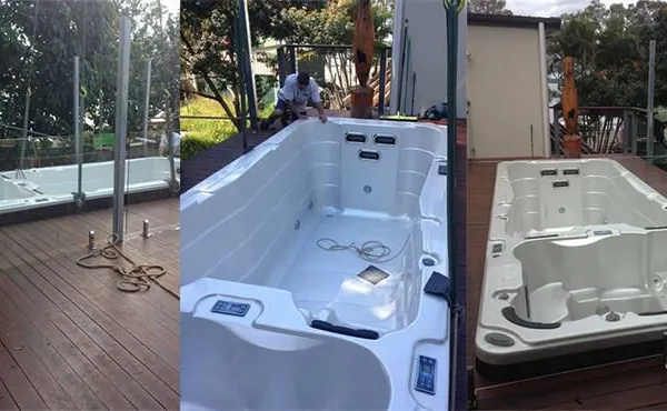 Manufacturer Swimming Piscina Pool Spa Swim Spa Hot Tub Piscina Pool Quality Factory Price Hot Tub photo-5