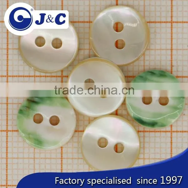 2015 Manufacture White Color Cat Eye Shell Button photo-3