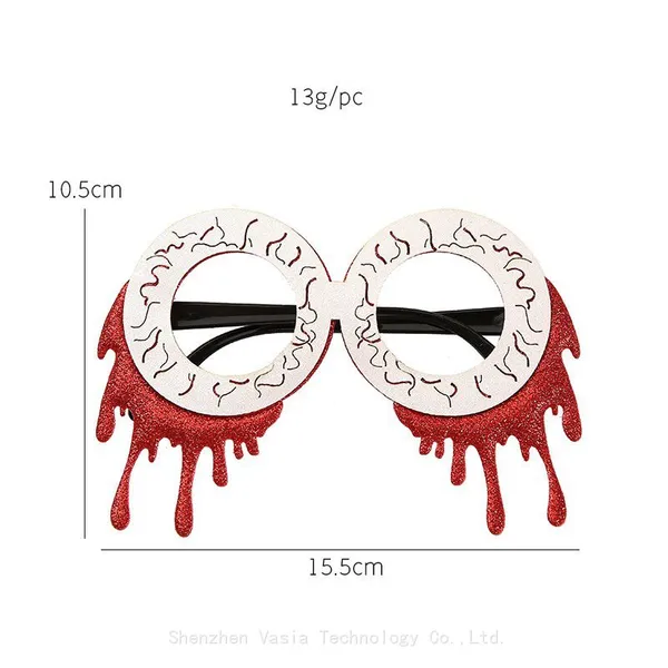 Factory-Supplied Multi-Design Halloween Eyewear - Pumpkin/Bat Shapes, Festival Eyewear for Retailers photo-2